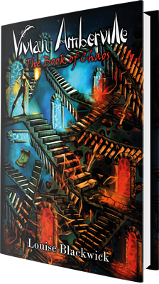 Vivian Amberville - The Book of Chaos by Louise Blackwick hardback Front cover